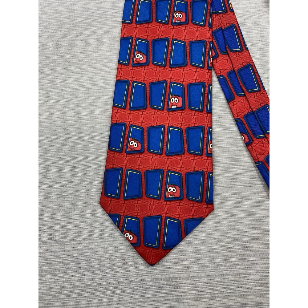 Eagles Wings Veggie‎ Tales Mens Silk Necktie Tie Bob The Tomato Religious Dad - Picture 2 of 5